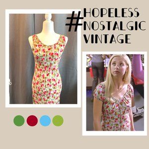 Vintage Betsey Johnson Cherry Print Dress similar to the one ASO Buffy